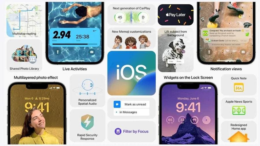 iOS 16 New Release Available September 2022 - iTouch Stores iOS 16