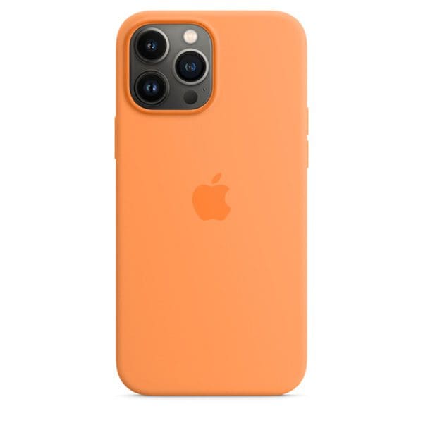 Apple iPhone 13 Pro Max Silicone Case With MagSafe Marigold