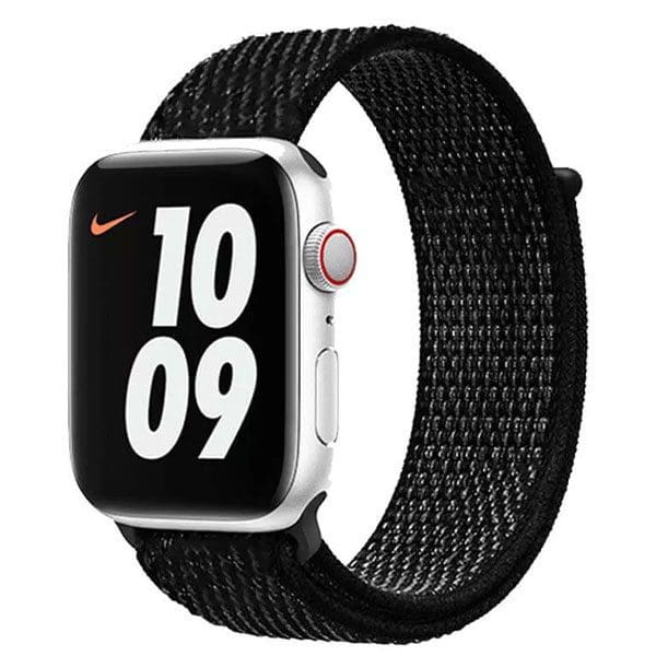 U.S. Polo Apple Watch Nylon Band 45mm Black