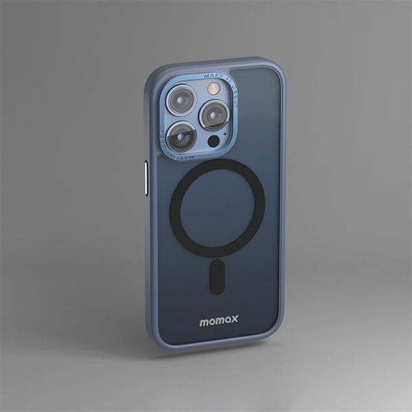 Momax-Cover-iPhone-14-Plus-Hybrid-blue