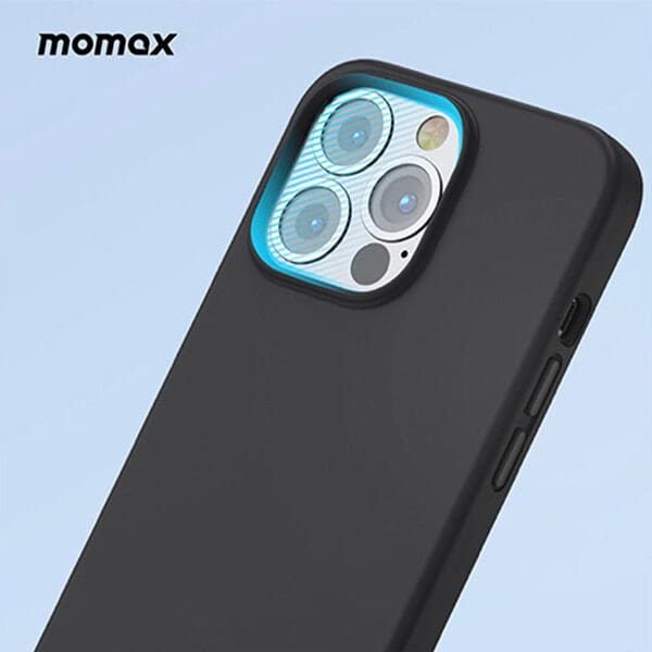Momax-Cover-iPhone-14-Pro-Silicone-Magsafe-Black-