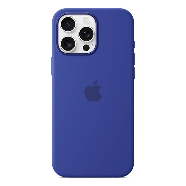 iPhone 16 Pro Max Silicone Case with MagSafe ultramarine