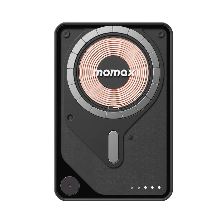 Home - iTouch Stores Momax 1-Power X Pro Magnetic Wireless Battery Pack (10000mAh) with Stand and Built-in USB-C Cable